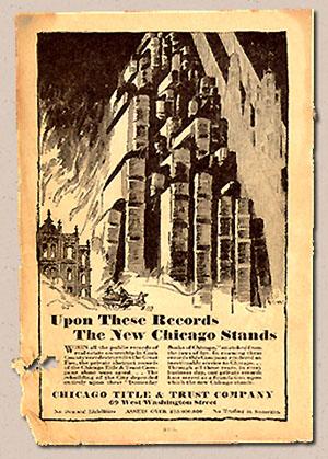 이 기록들에 새로운 시카고가 서있다.